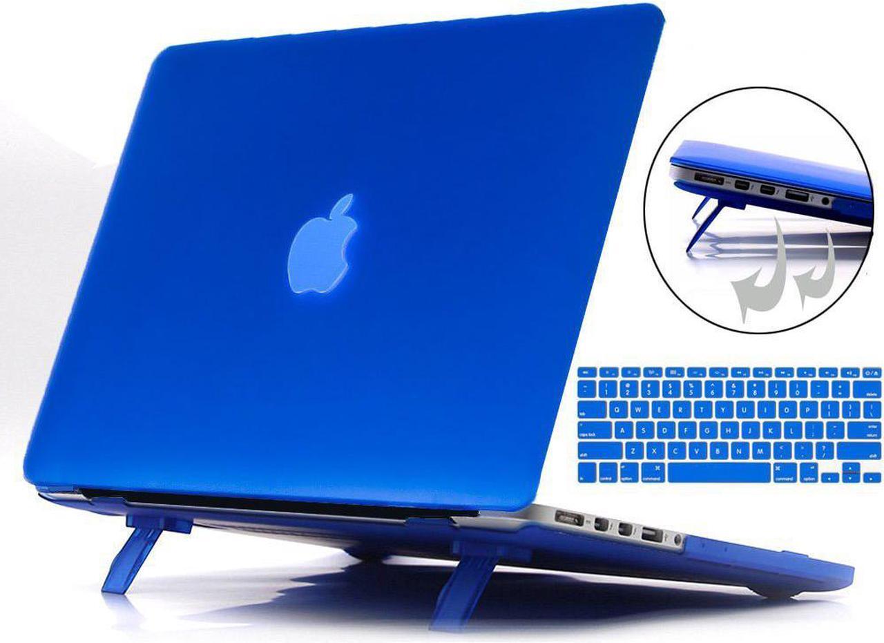 Main image of MacBook Pro 13 Retina Case,Werleo Macbook Retina 13" Blue Soft-Skin Rubberized Hard Case with Foldable Stand & Keyboard Cover for Macbook Pro 13.3" Retina Display A1502/A1425 Shell Cover NO CD-ROM