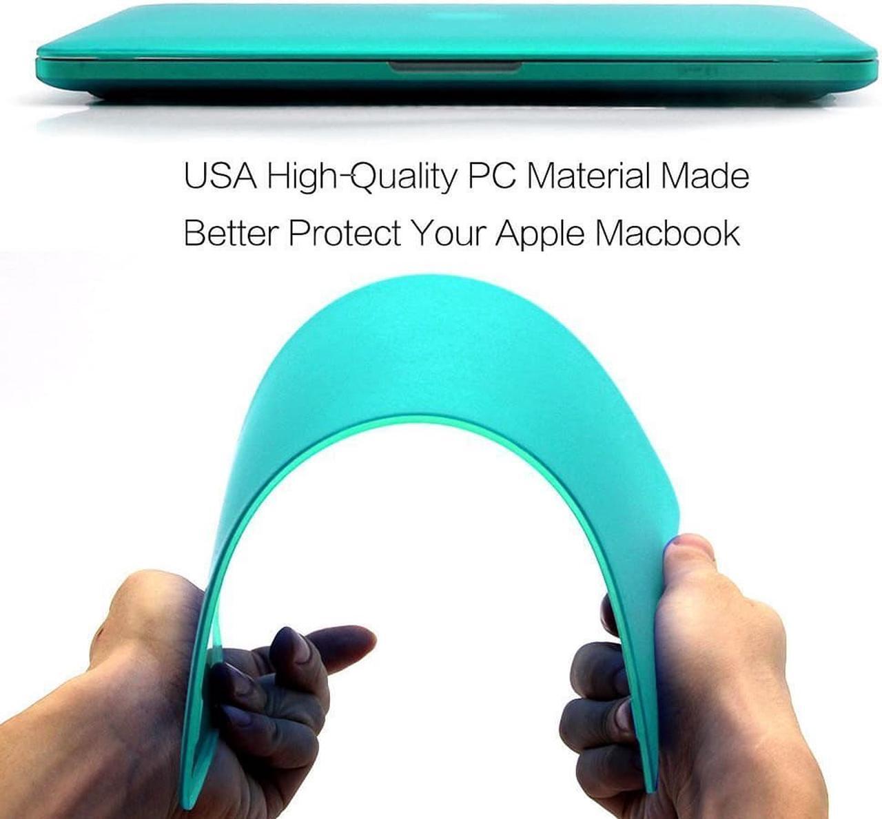 Alt view image 5 of 7 - Macbook Pro Retina 13 inch Rubberized Hard Case Cover for Macbook Pro 13 inch with Retina Display A1502 A1425 Case Shell NO CD-ROM with Foldable Stand Keyboard Cover Teal Blue