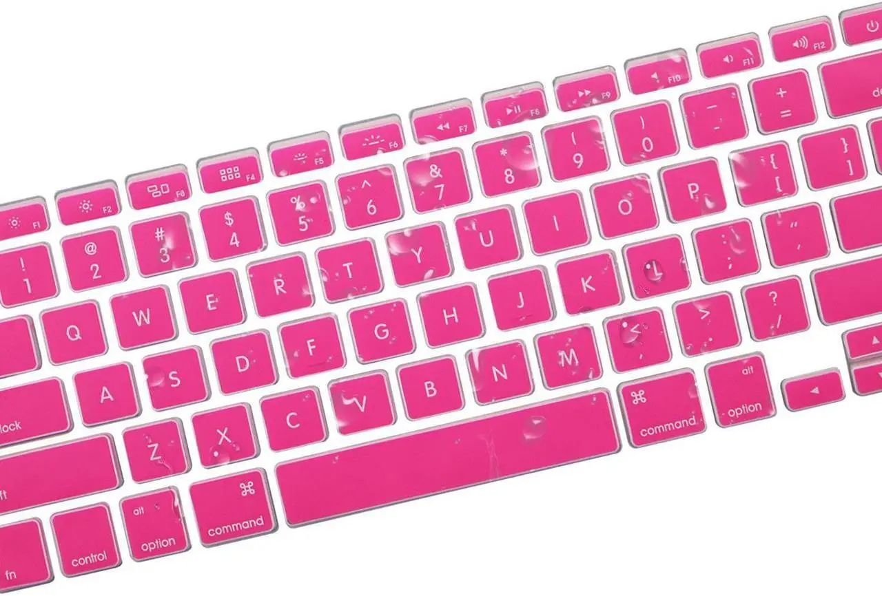 Alt view image 3 of 4 - Werleo Transparent / CLEAR Keyboard Cover Silicone Skin for MacBook Pro 13" 15" 17" (with or w/out Retina Display) iMac and MacBook Air 13"
