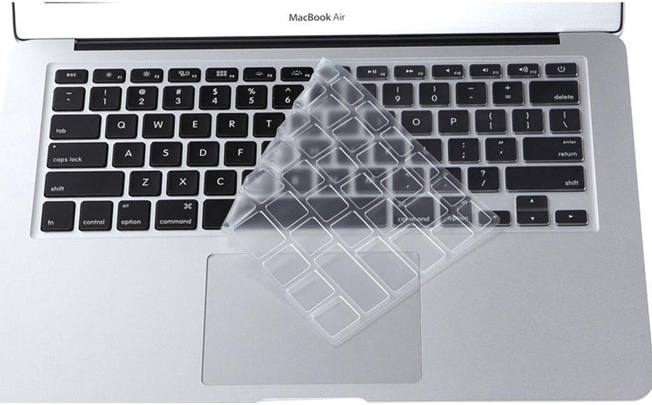 Main image of Werleo Transparent / CLEAR Keyboard Cover Silicone Skin for MacBook Pro 13" 15" 17" (with or w/out Retina Display) iMac and MacBook Air 13"