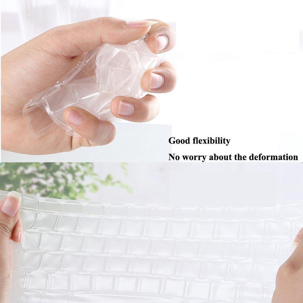 Alt view image 4 of 5 - Werleo Transparent / CLEAR Keyboard Cover Silicone Skin for MacBook Pro 13" 15" 17" (with or w/out Retina Display) iMac and MacBook Air 13"