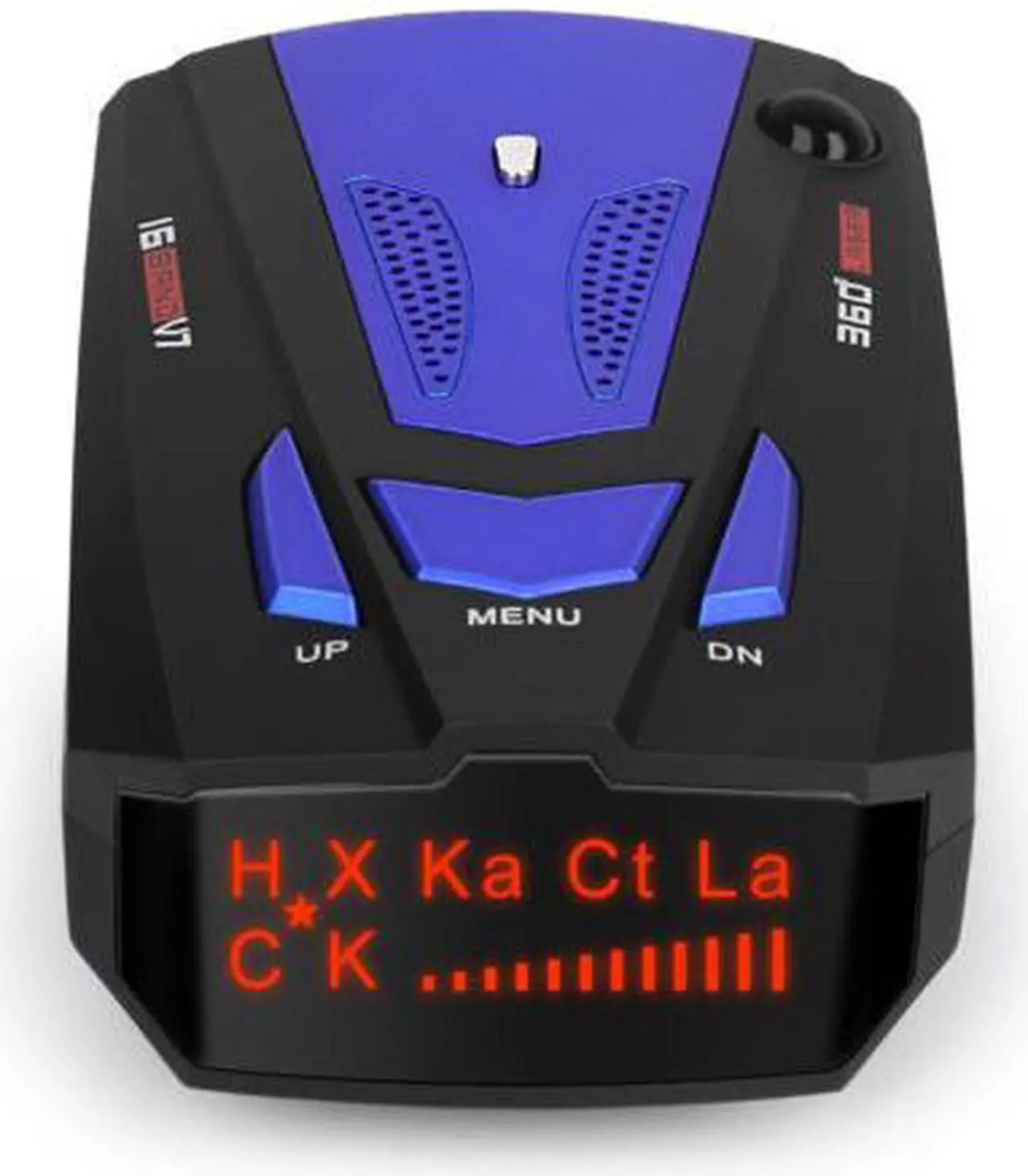 Alt view image 2 of 7 - Radar Detector, Voice Alert and Car Speed Alarm System with 360 Degree Detection, City/Highway Mode Radar Detectors for Cars (Blue)