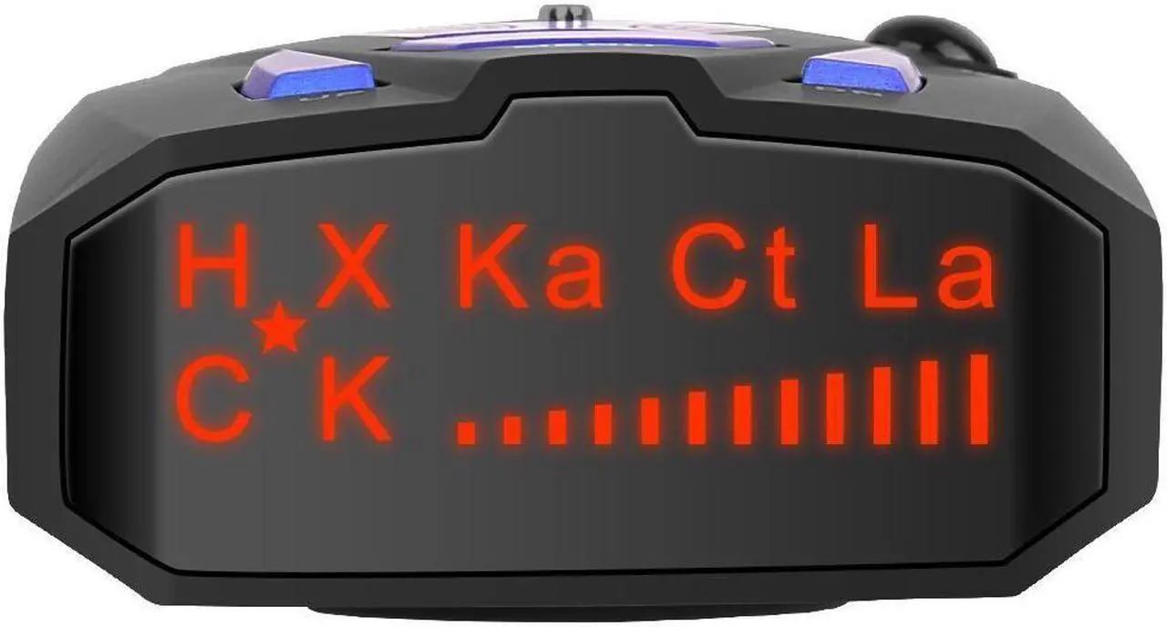 Alt view image 5 of 7 - Radar Detector, Voice Alert and Car Speed Alarm System with 360 Degree Detection, City/Highway Mode Radar Detectors for Cars (Blue)