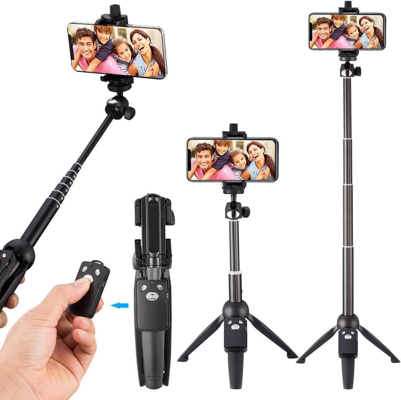 Main image of Extendable Bluetooth Selfie Stick & Tripod Stand Wireless Remote iPhone Galaxy