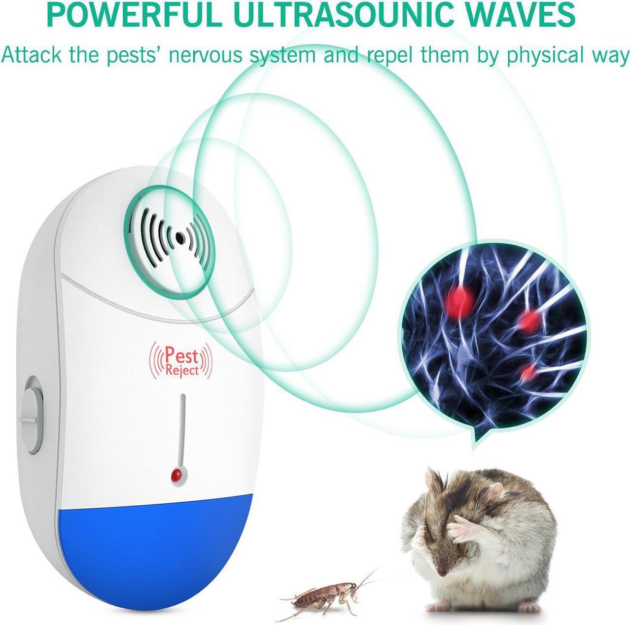 Alt view image 3 of 7 - [2018 UPGRADED]Ultrasonic Pest Repeller - Electronic Mouse Repellent Plug in Pest Control - Pest Repellent for Mice,Rat,Bug,Spider,Roach,Ant,Mosquito,Fly - No More Mouse Traps,Insect Spray & Baits