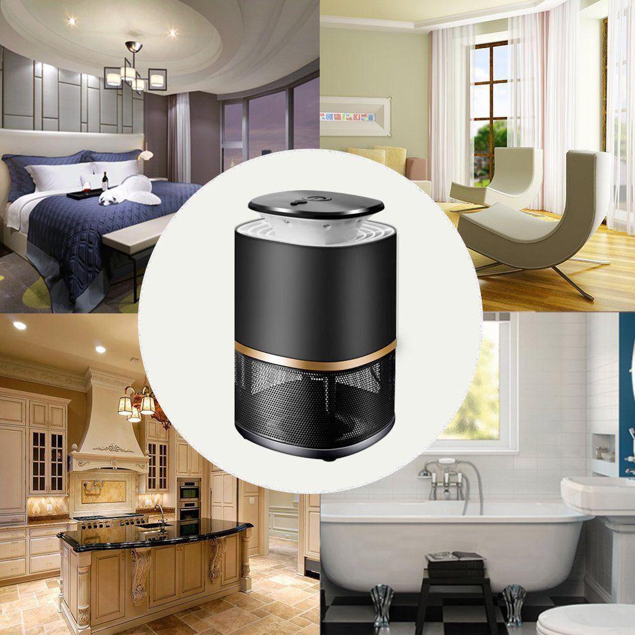 Alt view image 7 of 7 - Indoor Mosquitos Trap Flying Insects Killer Electronic Mosquito Trap Lamp Poison-Free Bugs Zapper Effective and Intelligent Mosquitos Catcher Non-toxic Non-Chemical
