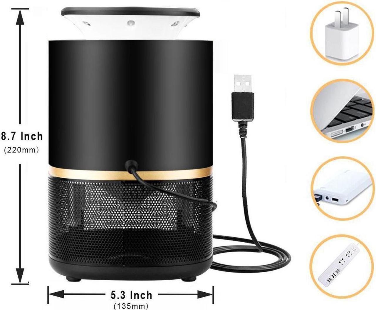 Alt view image 4 of 7 - Indoor Mosquitos Trap Flying Insects Killer Electronic Mosquito Trap Lamp Poison-Free Bugs Zapper Effective and Intelligent Mosquitos Catcher Non-toxic Non-Chemical