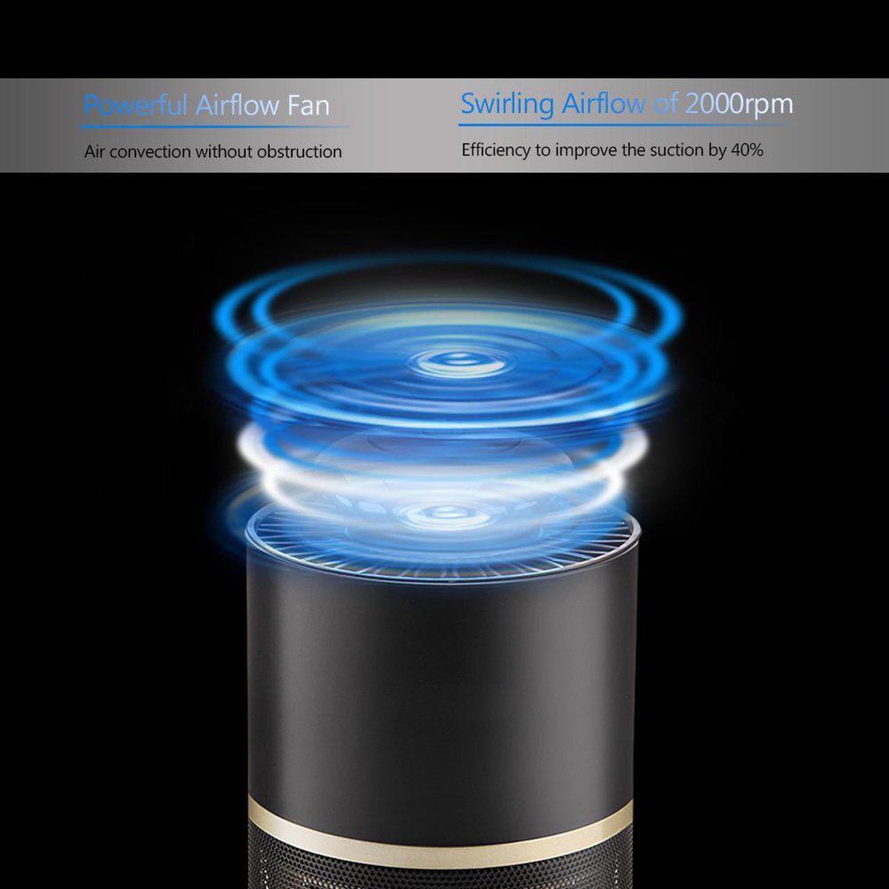 Alt view image 2 of 7 - Indoor Mosquitos Trap Flying Insects Killer Electronic Mosquito Trap Lamp Poison-Free Bugs Zapper Effective and Intelligent Mosquitos Catcher Non-toxic Non-Chemical