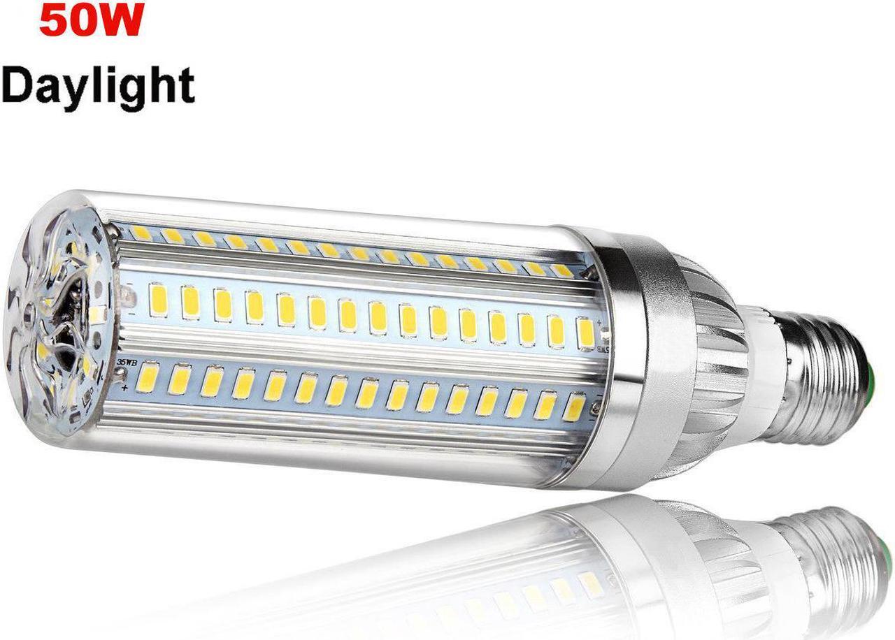 Main image of 50W Super Bright Corn LED Light Bulbs (250W Equivalent) - E26 Base 5500 Lumens 6500K Daylight Cool White for Indoor Outdoor Large Area Lighting - Home Backyard Garage Warehouse Street Lamp