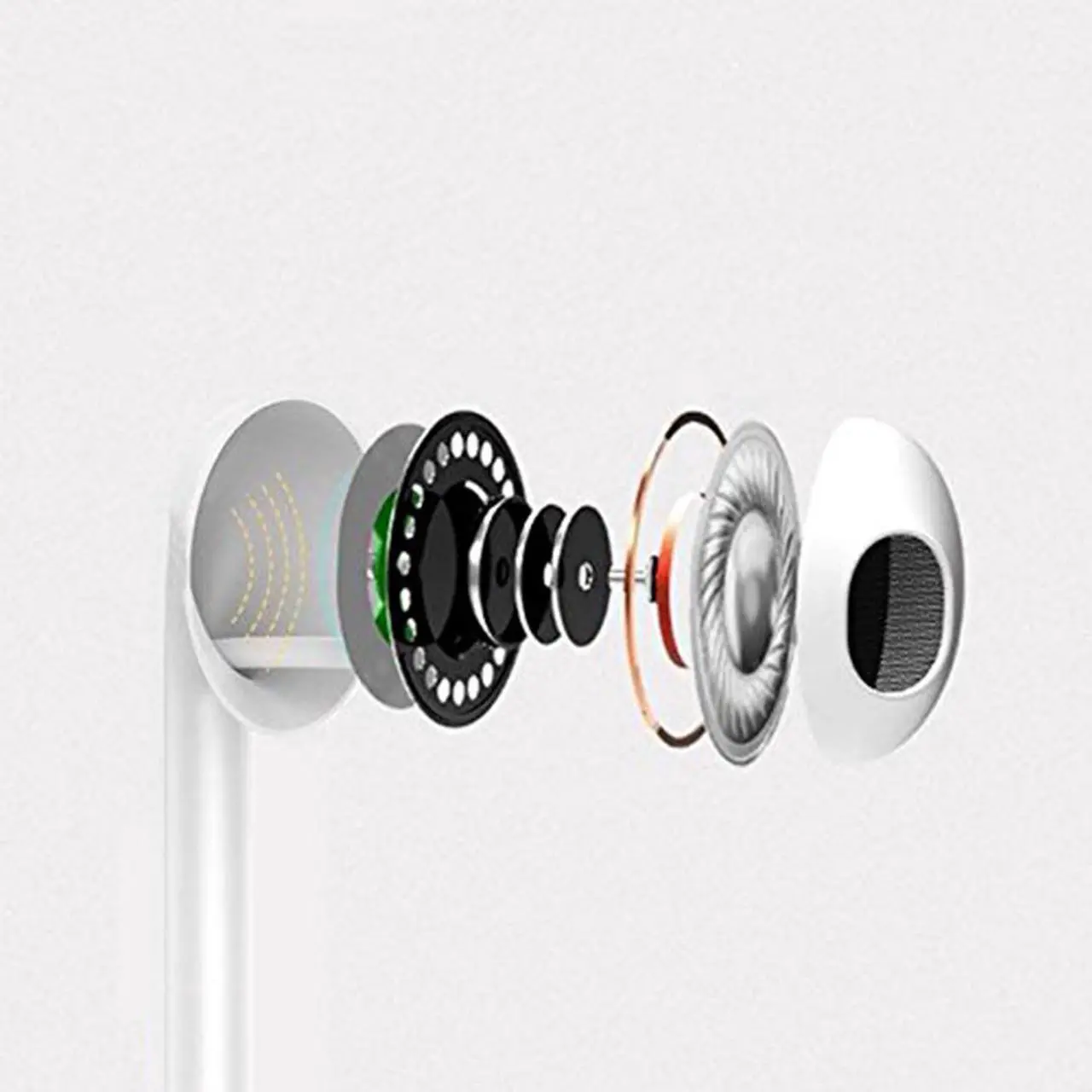 Alt view image 4 of 5 - Earbuds, Headphones with Microphone New Earphones for apple iPhone 6s 6 Plus 5s 5 4s 4 SE iPad iPod 7 and all 3.5mm Headphones devices. (white) 2 Pack