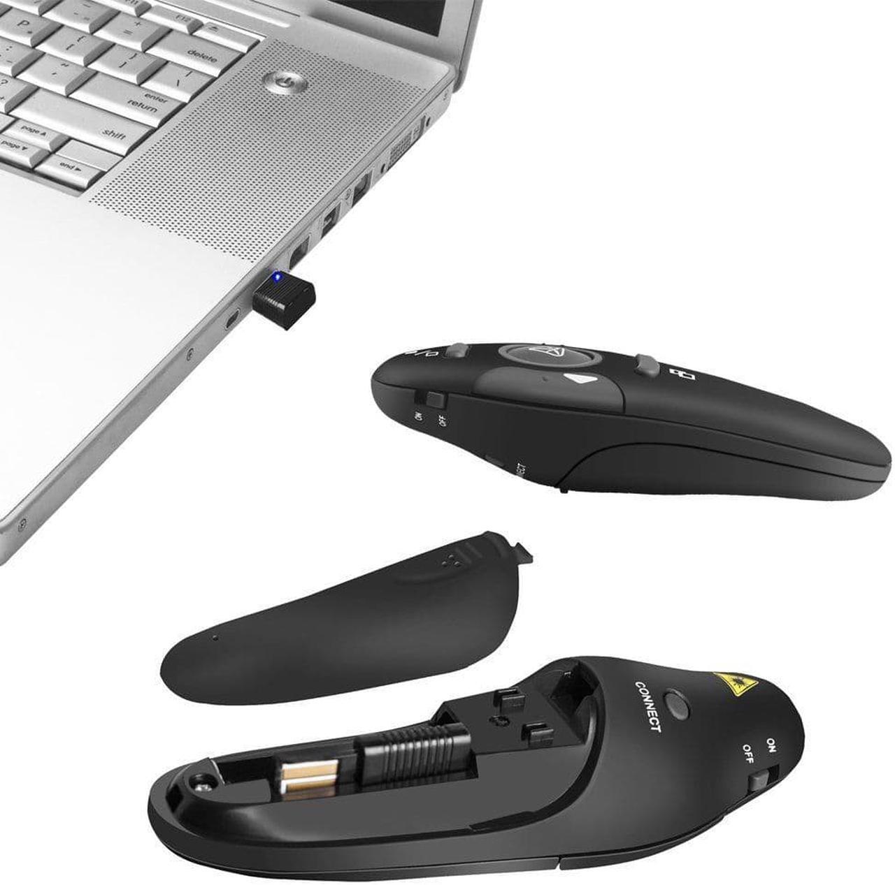 Alt view image 4 of 7 - Wireless Presenter RF 2.4GHz Wireless Presenter Remote Presentation USB Control PowerPoint PPT Clicker