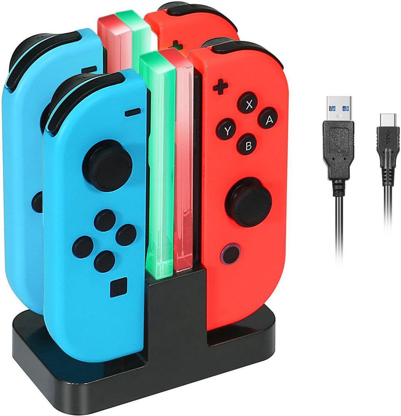 Main image of Nintendo Switch Joy-Con Charging Dock 4 in 1 Joy-Con Charger Station for Nintendo Switch Controller with Individual LEDs indication