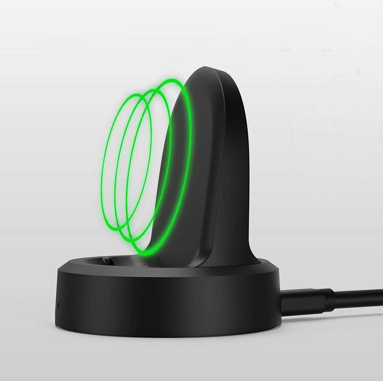 Alt view image 3 of 7 - Galaxy Gear S3 Charger Wireless Replacement Charger Charging Cradle Dock for Samsung Galaxy Gear S3 Classic / Frontier Smart Watch