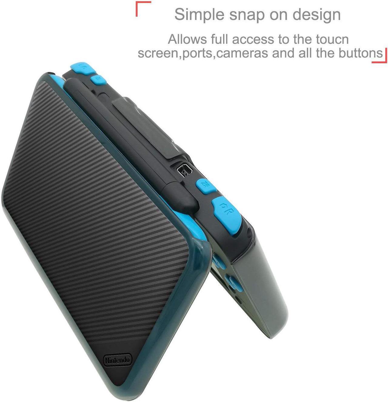 Alt view image 4 of 7 - New Nintendo 2DS XL Case Accessories Protective Cover Case for New Nintendo 2DS XL TPU Anti-Scratch Crystal Clear Case for NEW Nintendo 2DS XL Gray