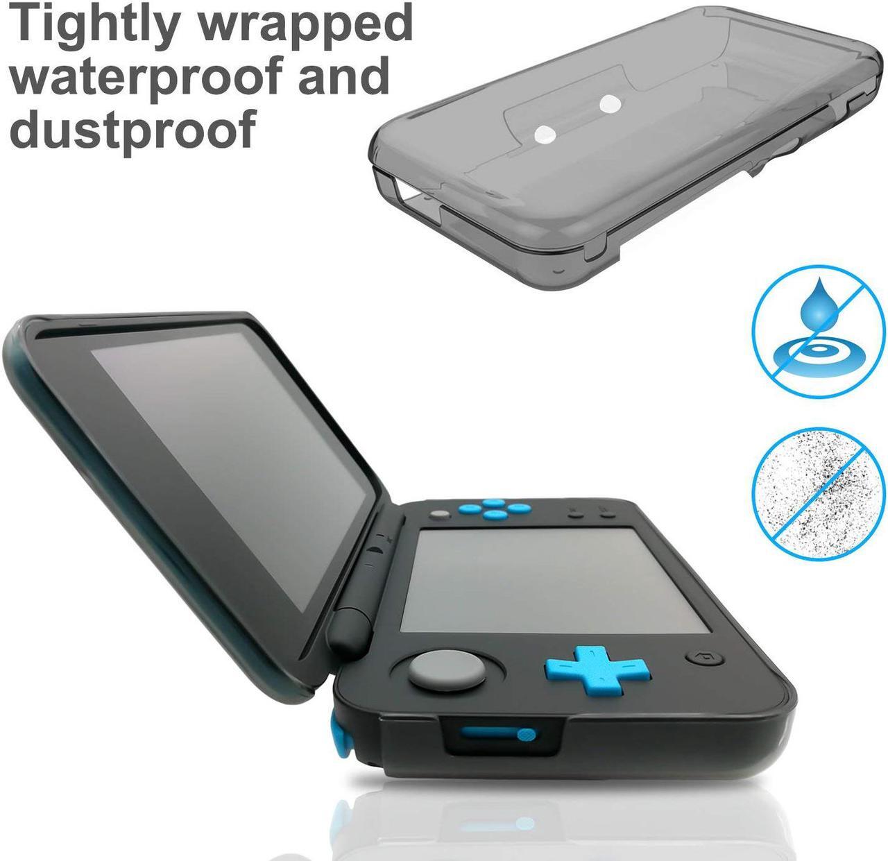 Alt view image 2 of 7 - New Nintendo 2DS XL Case Accessories Protective Cover Case for New Nintendo 2DS XL TPU Anti-Scratch Crystal Clear Case for NEW Nintendo 2DS XL Gray