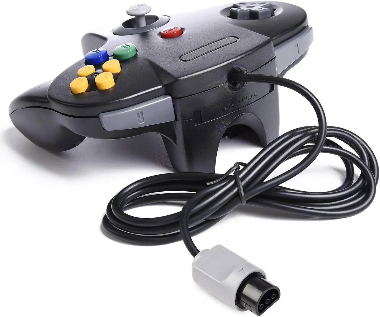Alt view image 3 of 7 - 2 Pack N64 Controller Werleo Classic Wired N64 64-bit Gamepad Joystick for Ultra 64 Video Game Console N64 System Mario Kart Blue