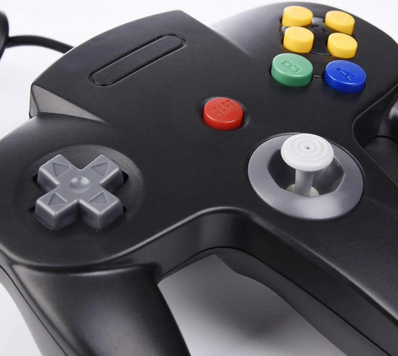 Alt view image 5 of 7 - 2 Pack N64 Controller Werleo Classic Wired N64 64-bit Gamepad Joystick for Ultra 64 Video Game Console N64 System Mario Kart Blue