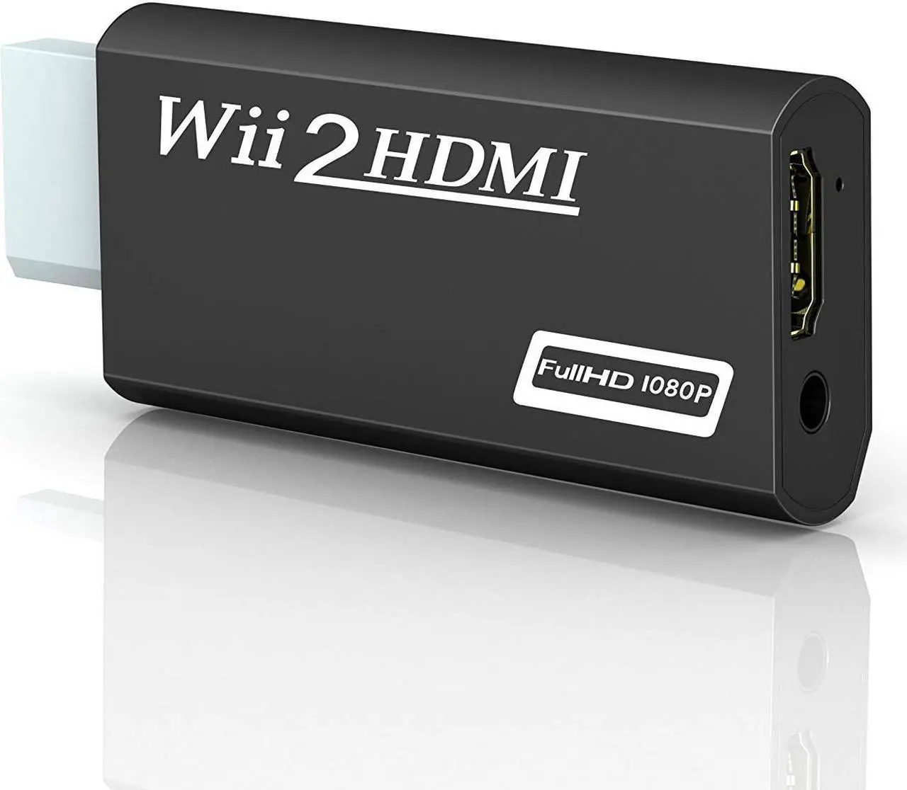 Main image of Wii to HDMI Converter Wii to HDMI Adapter 1080p 720p Connector with 3.5mm Audio Jack & HDMI Output Compatible with Nintendo Wii Wii U HDTV Monitor Supports All Wii Display Modes 480P NTSC 480I