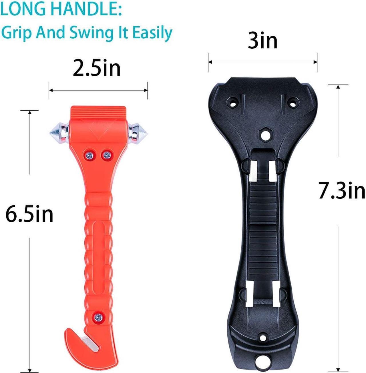 Alt view image 2 of 7 - 3 Pack Car Emergency Escape and Rescue Tool Car Safety Hammer Car Window Glass Breaker Punch Seat belt Cutter