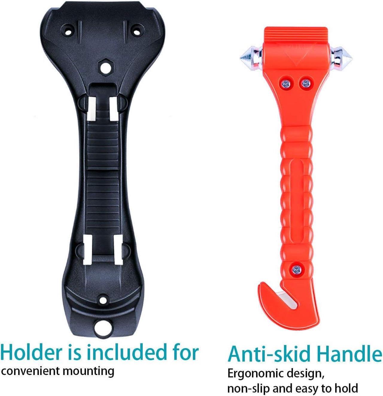 Alt view image 6 of 7 - 3 Pack Car Emergency Escape and Rescue Tool Car Safety Hammer Car Window Glass Breaker Punch Seat belt Cutter