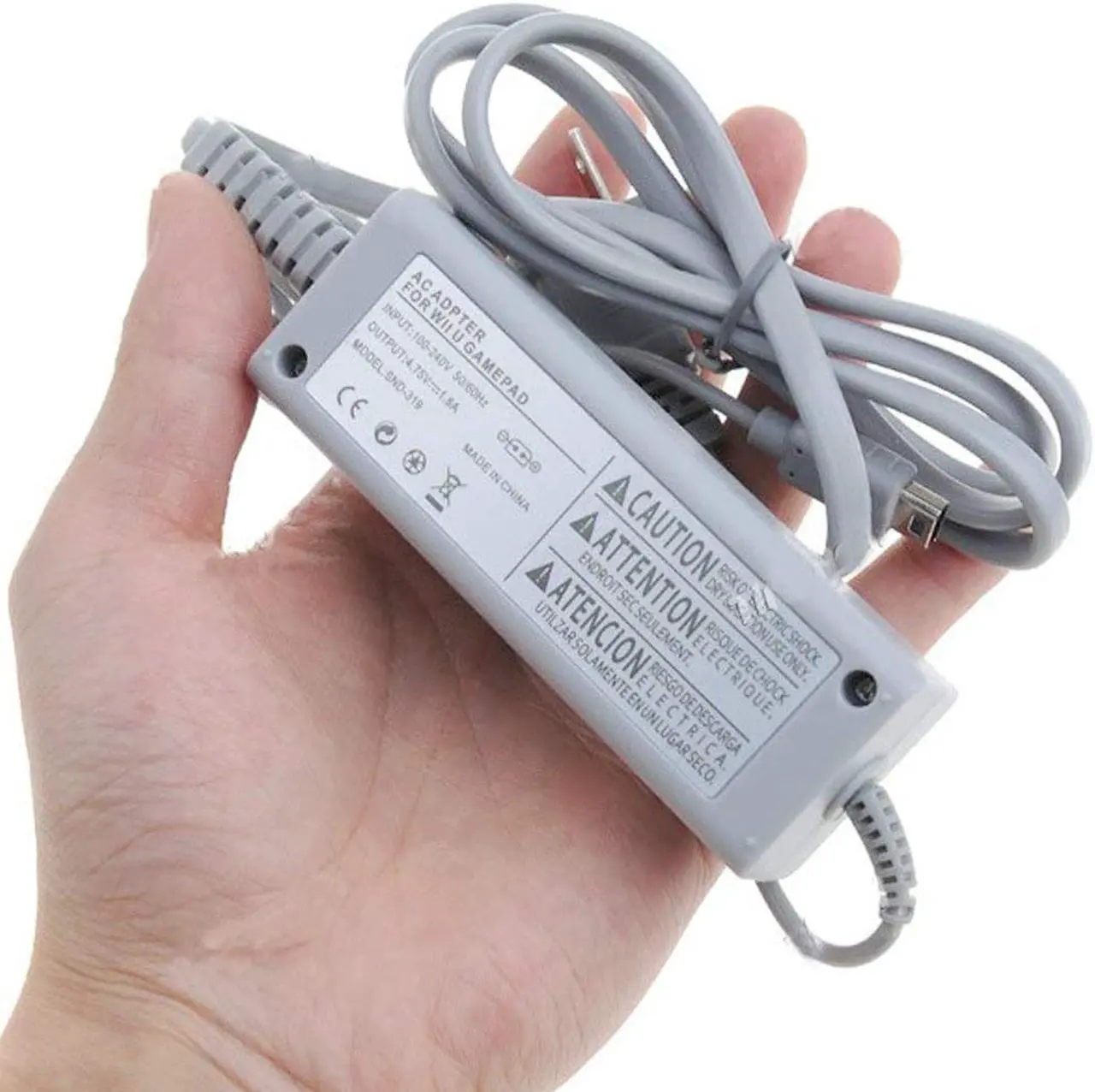 Alt view image 7 of 7 - Werleo Wii U GamePad Charger Power Supply AC Adapter Charger Cable Charging Cord for Nintendo Wii U Gamepad Controller