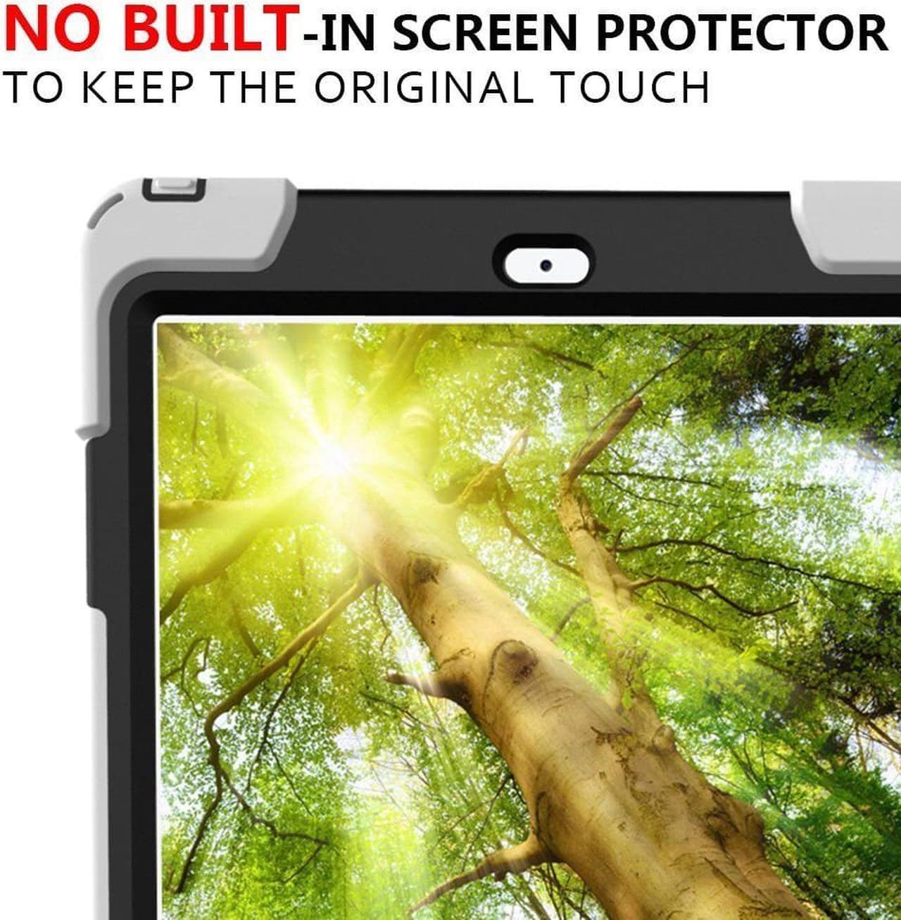 Alt view image 7 of 7 - Samsung Galaxy Tab S2 8.0 Case Heavy Duty Full-Body Rugged Protective Case for Samsung Tab S2 8.0 inch Model SM-T710 SM-T715 SM-T713 Cover with 360 Degree Swivel Kickstand Hand Strap Shoulder Strap