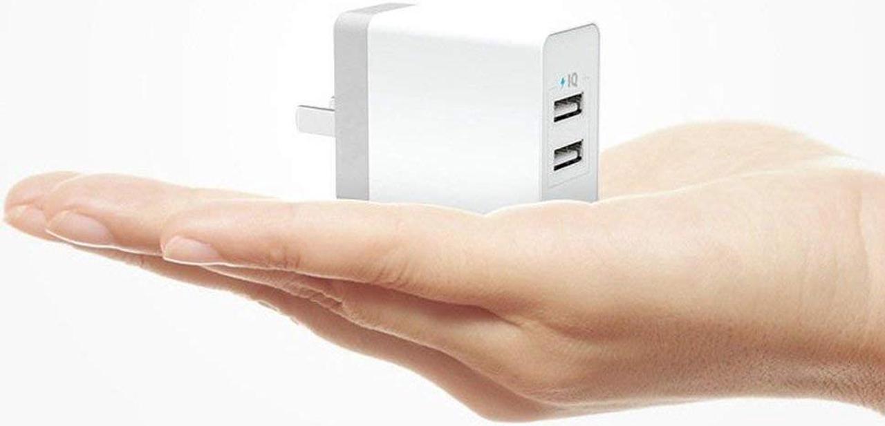 Alt view image 2 of 7 - Werleo 3.4A 17W Multi Port Dual USB Travel Wall Charger Adapter Foldable Plug for iPhone XS Max iPhone X 8 6 Plus  iPad Mini MacBook Pro Samsung Galaxy Note 5 S6 S7 S8 Edge Tablet HTC Nexus LG Speaker