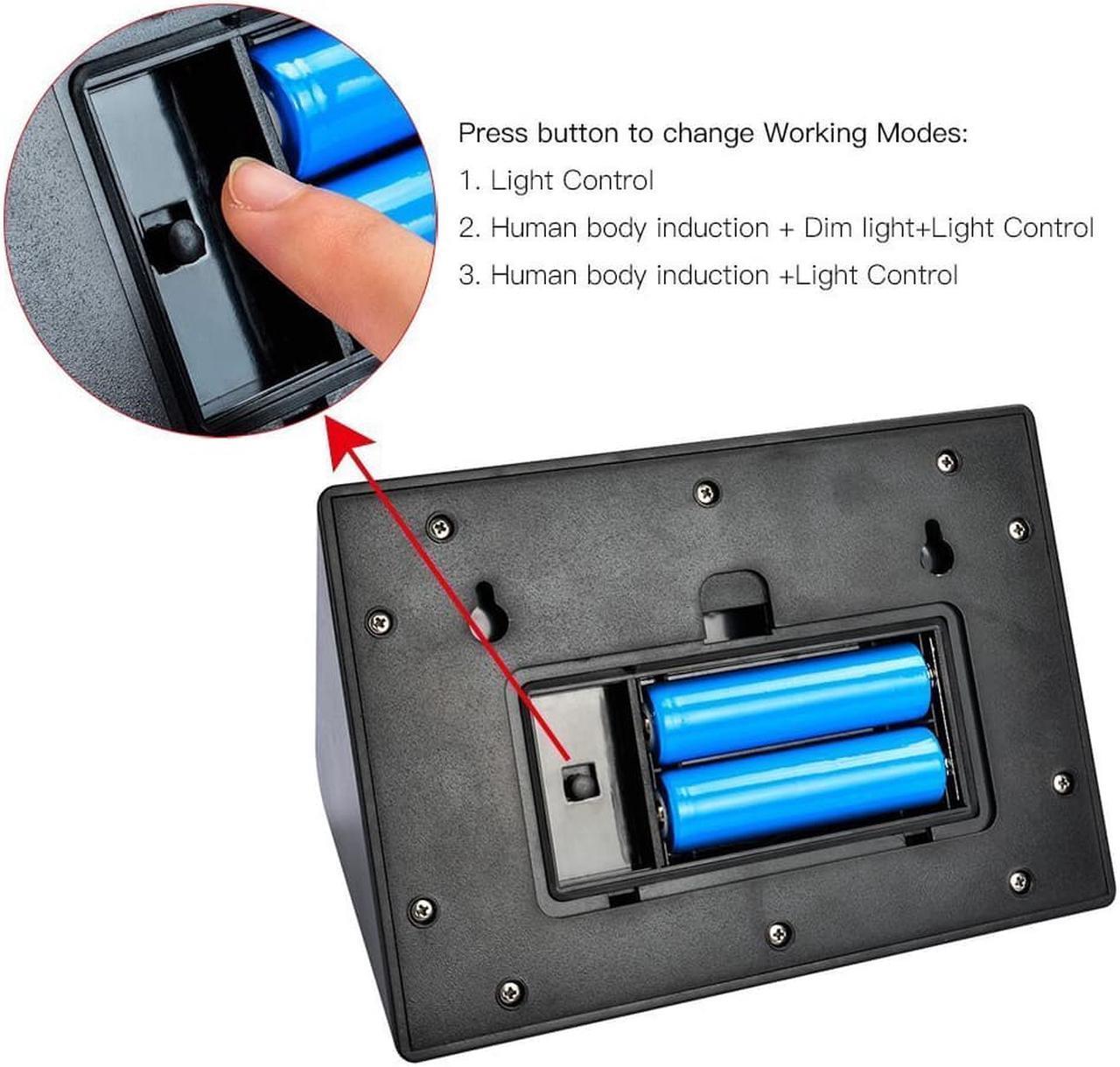 Alt view image 5 of 7 - Solar Lights Werleo 50 LED Bright Solar Powered Wireless Waterproof Outdoor Motion Sensor Security Light Dusk to Dawn Motion Activated Light 3 Modes for Patio Deck Yard Garden Path Outside Wall Light