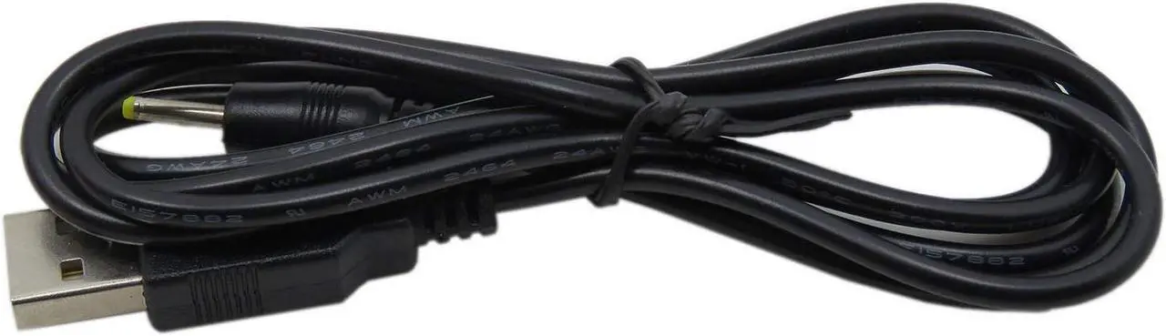Alt view image 4 of 4 - Werleo 3 Packs 3FT USB 2.0 A Type Male to DC 2.5 x 0.7mm 5V DC Barrel Jack Power Cable Cord Black Usb to 5V Power Cable Usb to Dc Power Cable
