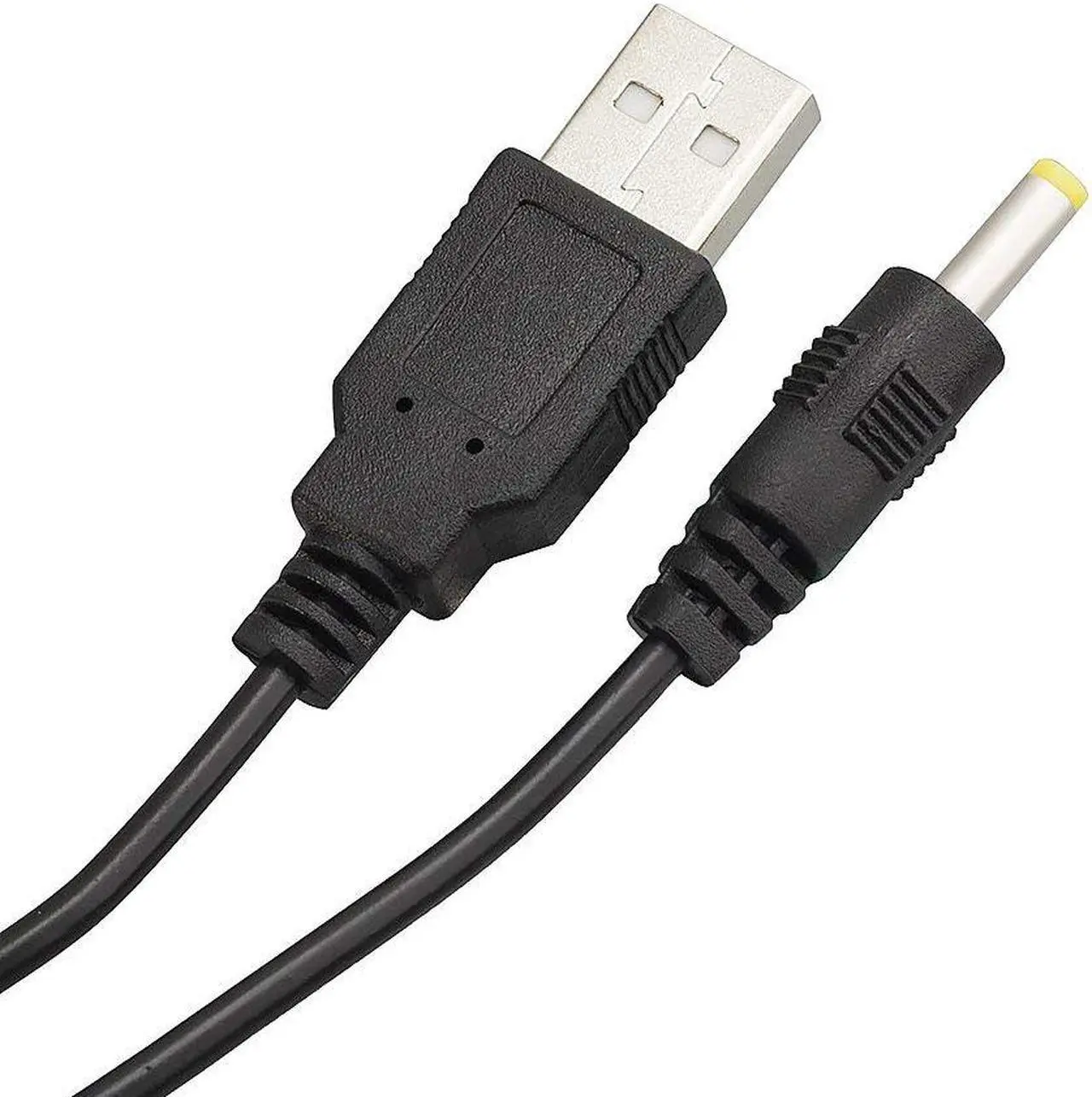Alt view image 2 of 5 - Werleo 3 Packs 3FT USB 2.0 A Type Male to DC 4.0x1.7mm 5V DC Barrel Jack Power Cable Cord Black Usb to 5V Power Cable Usb to Dc Power Cable