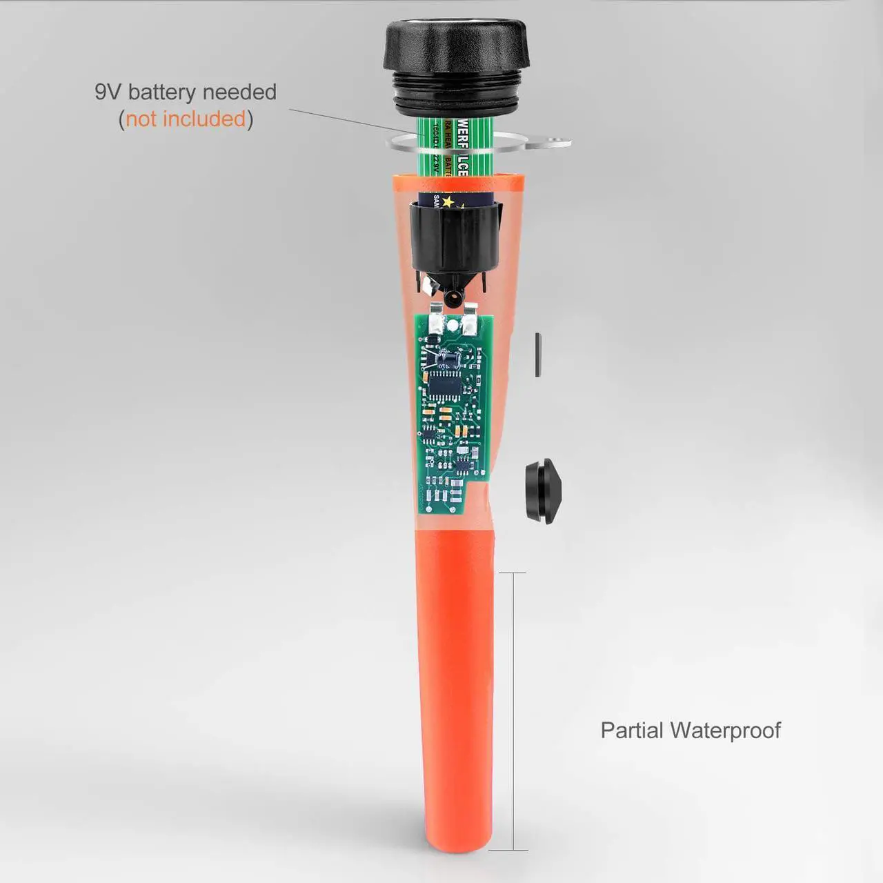 Alt view image 6 of 7 - Werleo Pinpointer Water Resistant Metal Detectors with Holster Treasure Hunting Unearthing Tool Accessories Buzzer Vibration Automatic Tuning