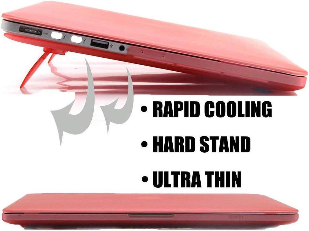Alt view image 3 of 6 - MacBook Pro 13 Retina Case,Werleo Macbook Retina 13" Blue Soft-Skin Rubberized Hard Case with Foldable Stand & Keyboard Cover for Macbook Pro 13.3" Retina Display A1502/A1425 Shell Cover NO CD-ROM