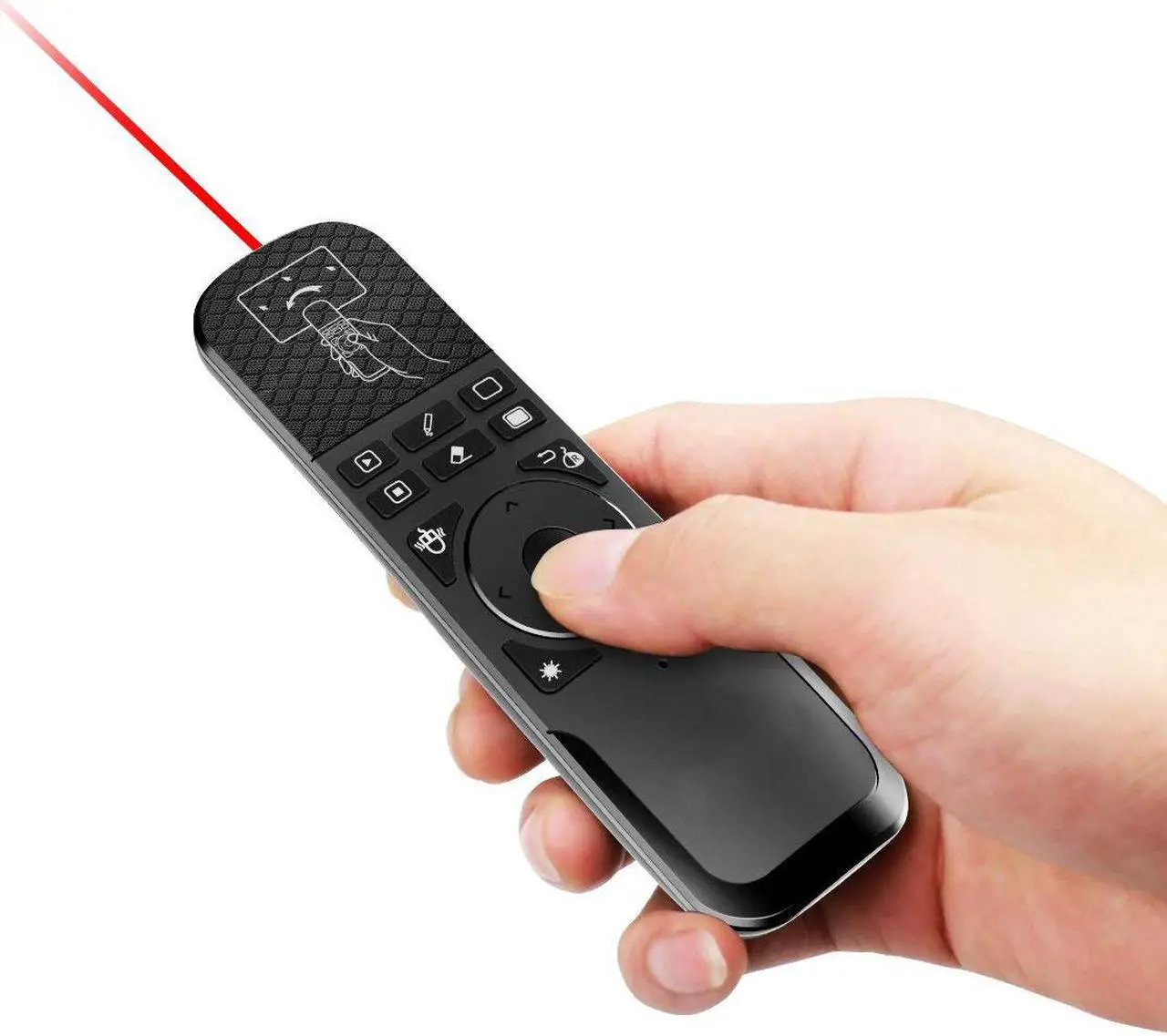 Main image of Werleo Wireless Presenter with Mouse Functions and Red Laser 2.4GHz PowerPoint PPT Remote Control Clicker