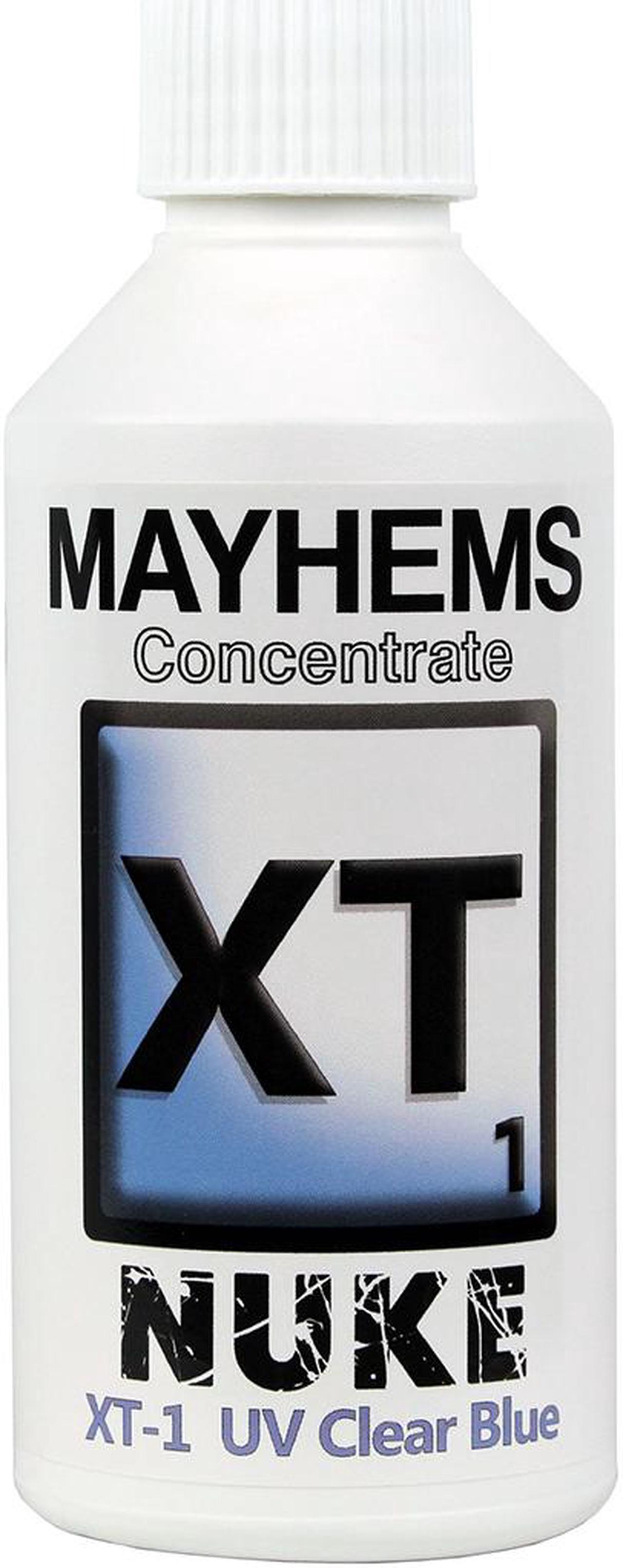 Mayhems XT-1 Nuke Coolant Concentrate, 250mL, UV Clear Blue