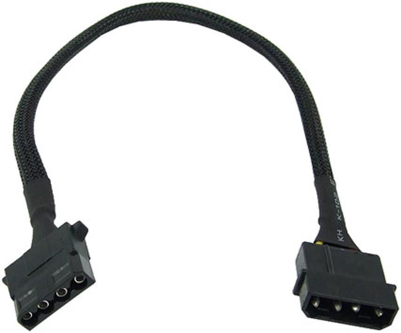 Phobya 4Pin Molex power extension 30cm - black