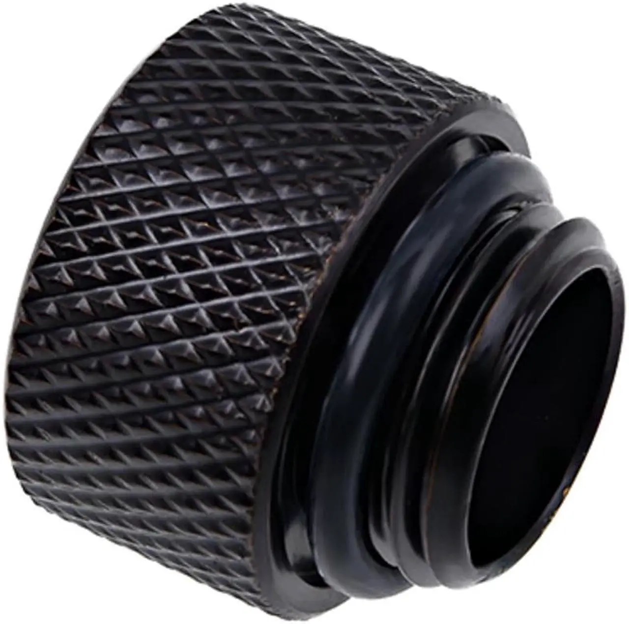 Alt view image 2 of 7 - Alphacool Eiszapfen G1/4" Male to Female 10mm Extender Fitting, Deep Black
