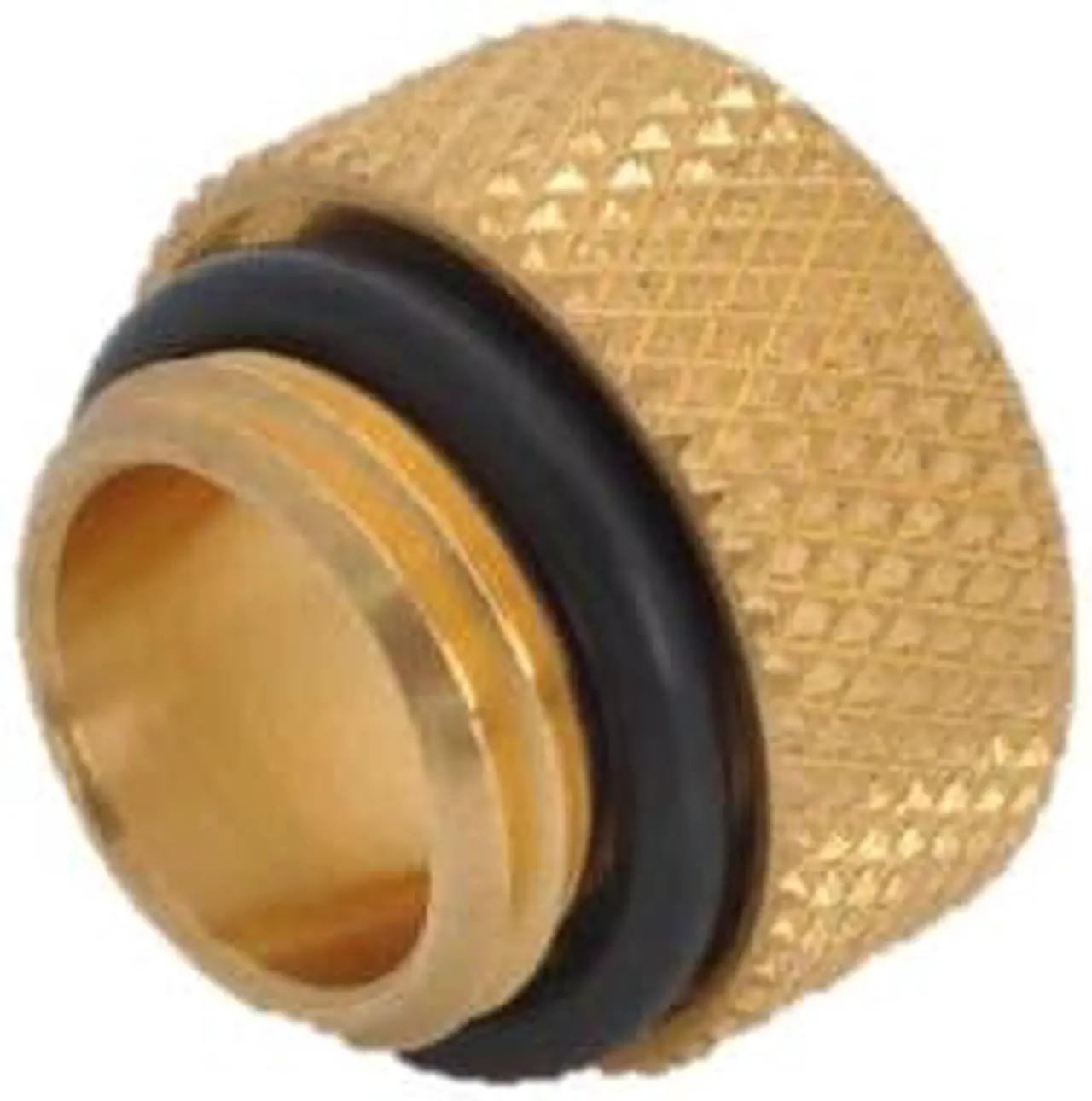 Alt view image 2 of 4 - Bitspower G1/4" Male to Female Extender Fitting, 7.5mm, True Brass