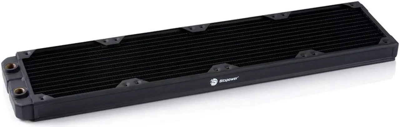 Main image of Bitspower Leviathan SF Radiator with Quad G1/4" Ports, 480mm, Black