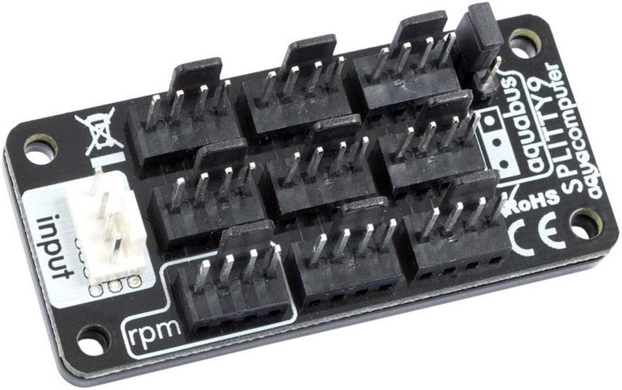 Aquacomputer SPLITTY9 Splitter (up to 9 Fans or Aquabus Devices)