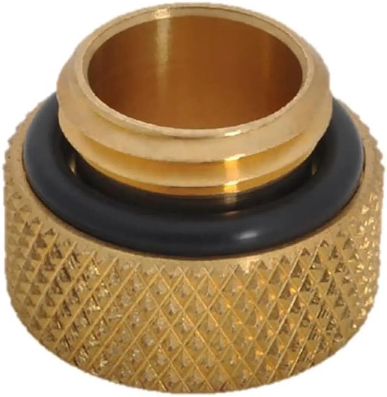 Alt view image 3 of 4 - Bitspower G1/4" Male to Female Extender Fitting, 7.5mm, True Brass