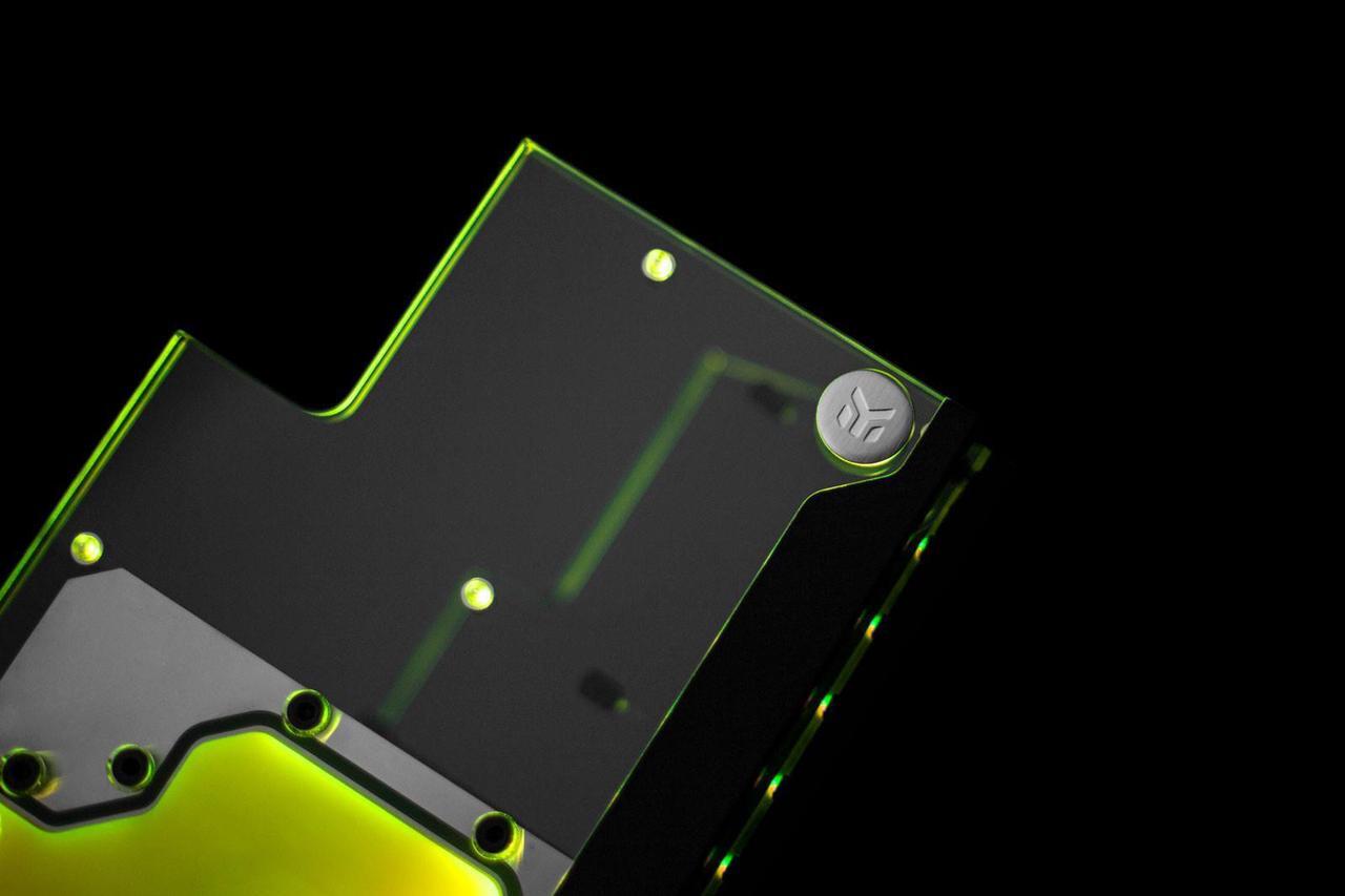 Alt view image 6 of 8 - EKWB EK-FC Trio RTX 2080 Ti Classic RGB GPU Water Block, Nickel/Plexi
