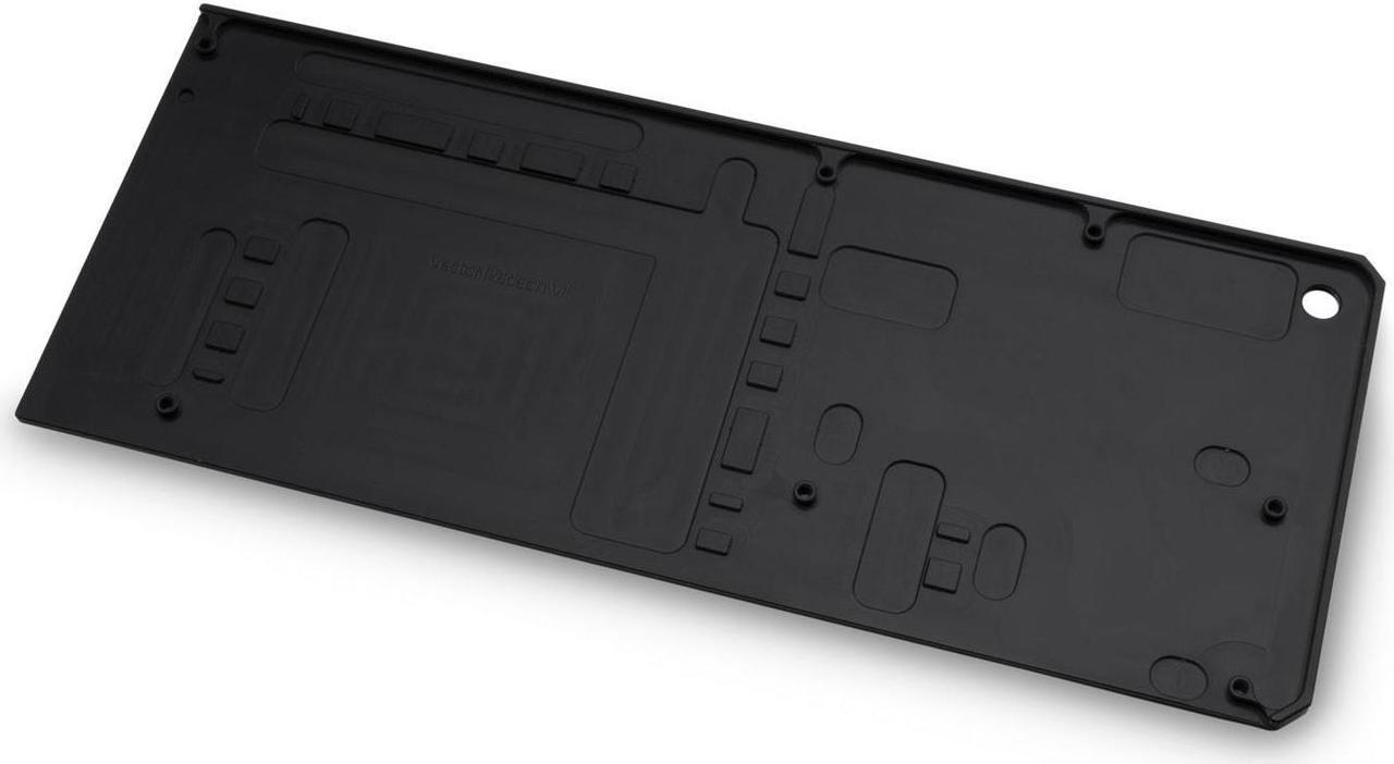Alt view image 3 of 5 - EKWB EK-Vector Radeon VII GPU Backplate, Black