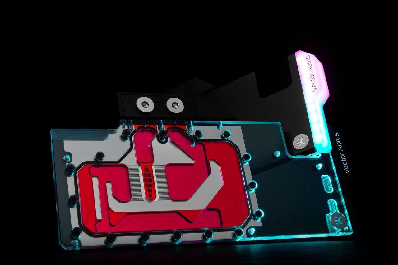 Alt view image 4 of 5 - EKWB EK-Quantum Vector Aorus RTX 2080 Ti GPU Waterblock, Digital RGB, Nickel/Acetal