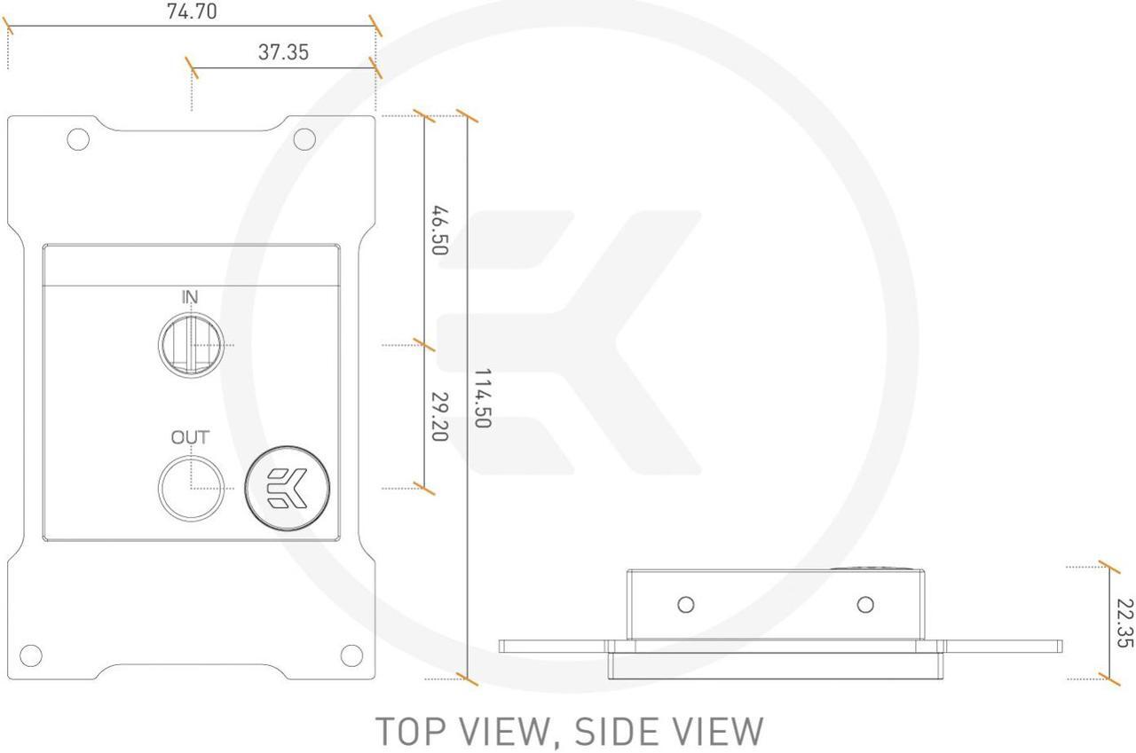Alt view image 7 of 7 - EKWB EK-Supremacy EVO Threadripper Edition - Acetal+Nickel