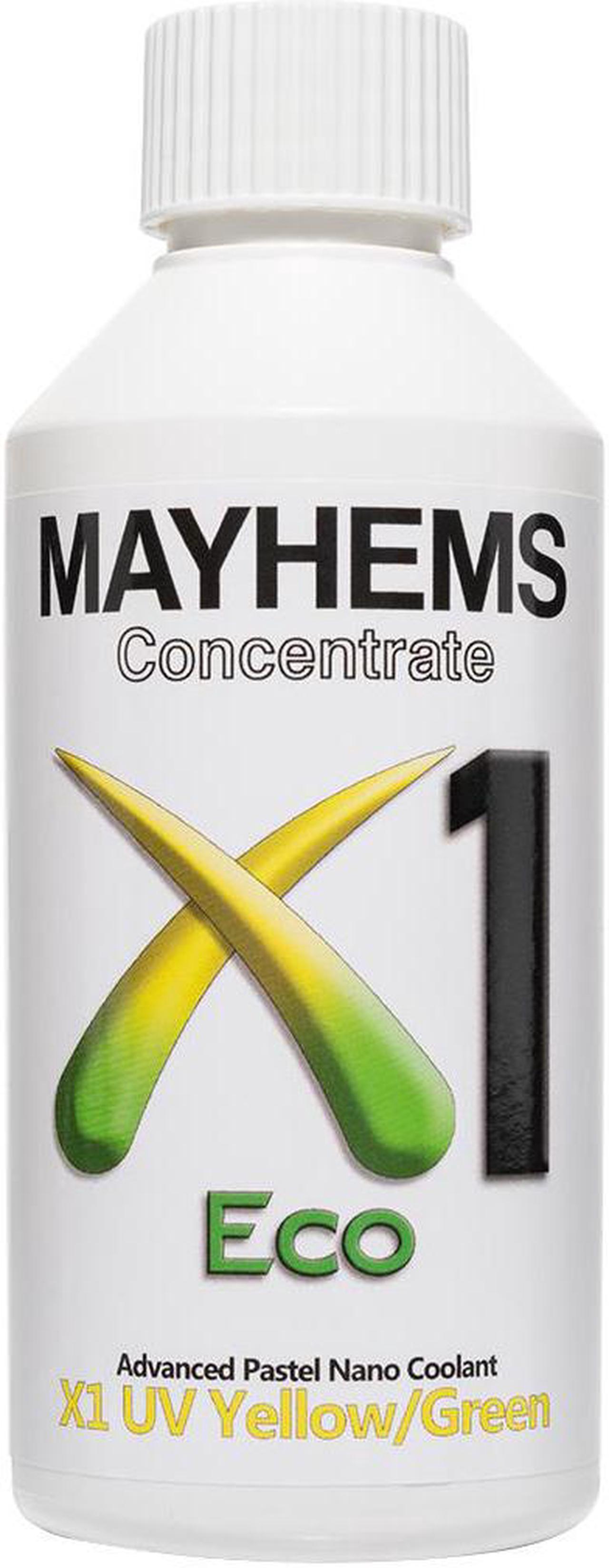 Mayhems X1 Eco PC Coolant Concentrate, 250mL, UV Yellow / Green