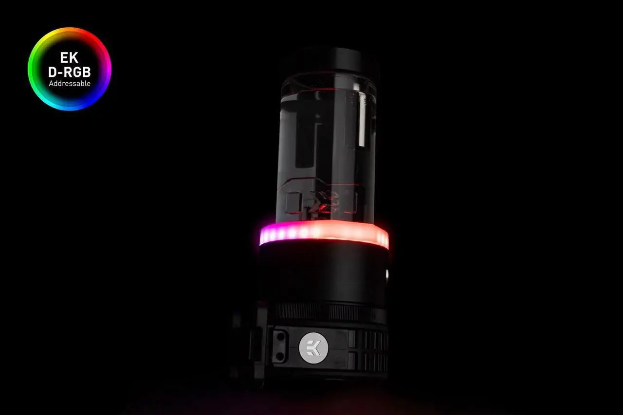 Alt view image 5 of 8 - EKWB EK-Quantum Kinetic TBE 200 D5 PWM Pump-Reservoir Combo, D-RGB, Acetal
