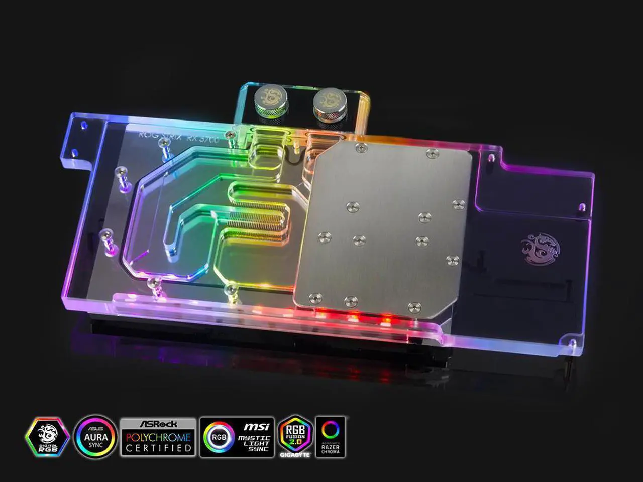 Alt view image 3 of 8 - Bitspower Brizo VGA Water Block for ASUS ROG Strix Radeon RX 5700 XT