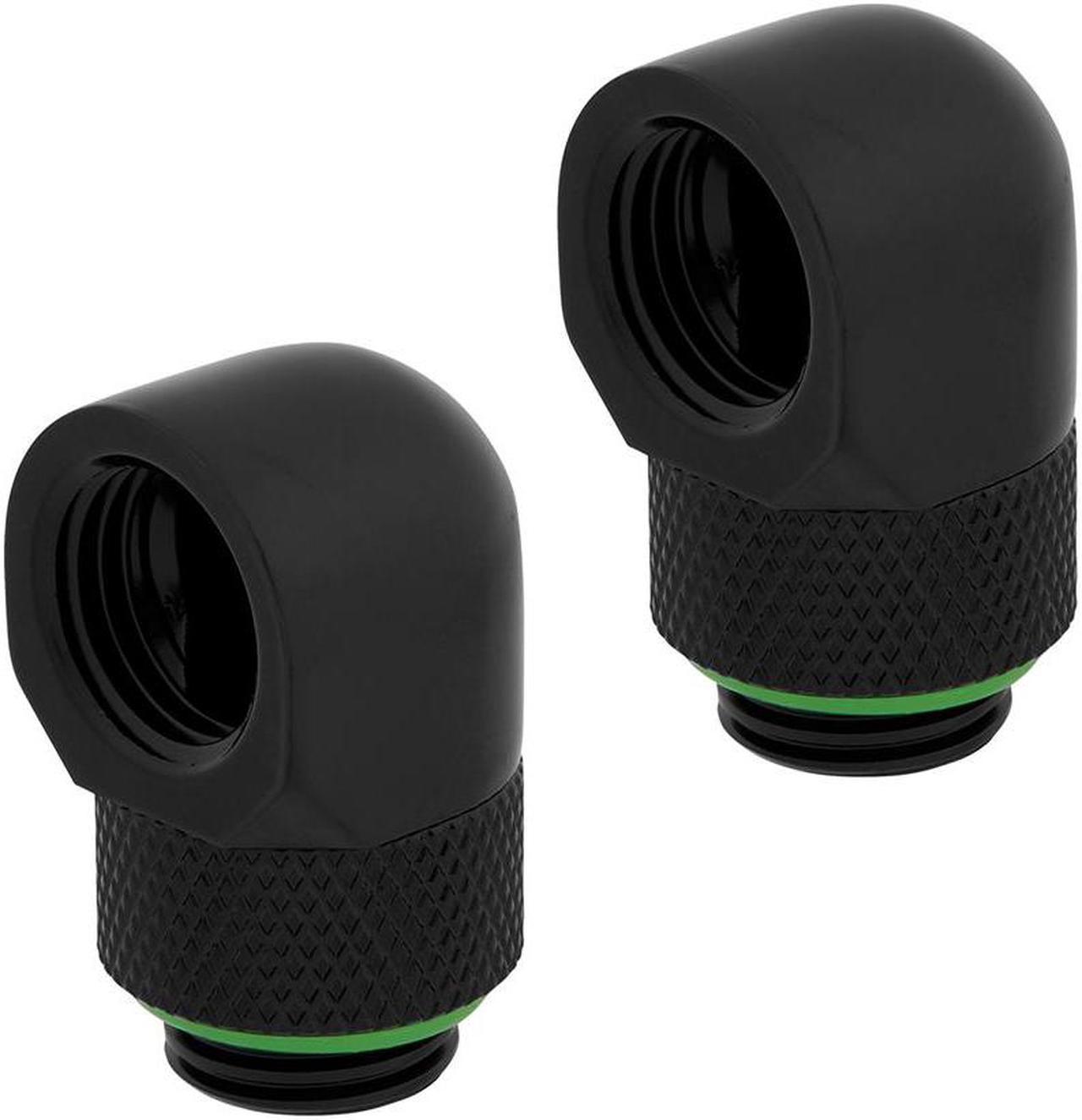 Corsair Hydro X Series 90? Rotary Adapter, Black, 2-pack