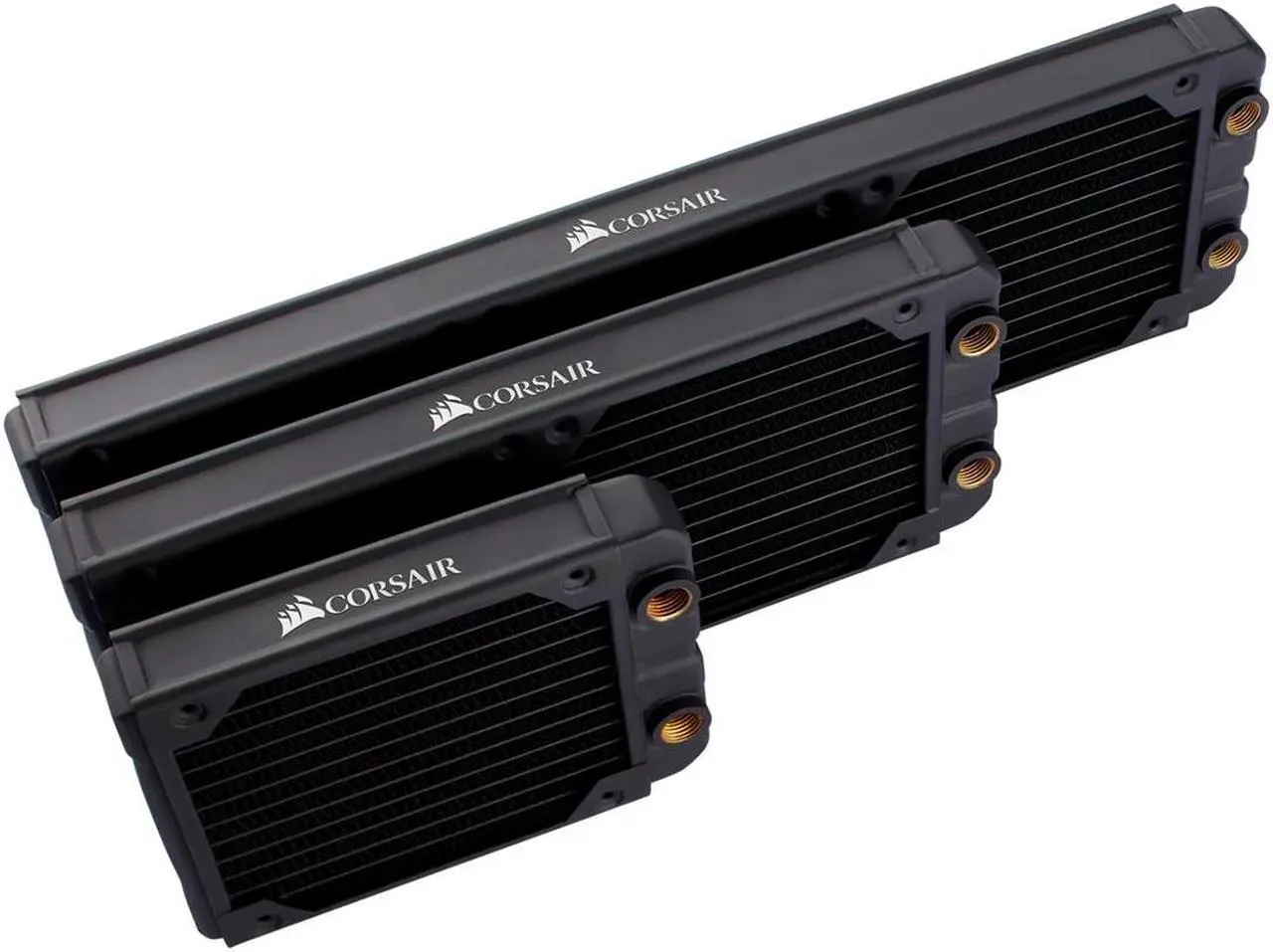 Alt view image 4 of 12 - Corsair Hydro X Series XR5 120mm Water Cooling Radiator
