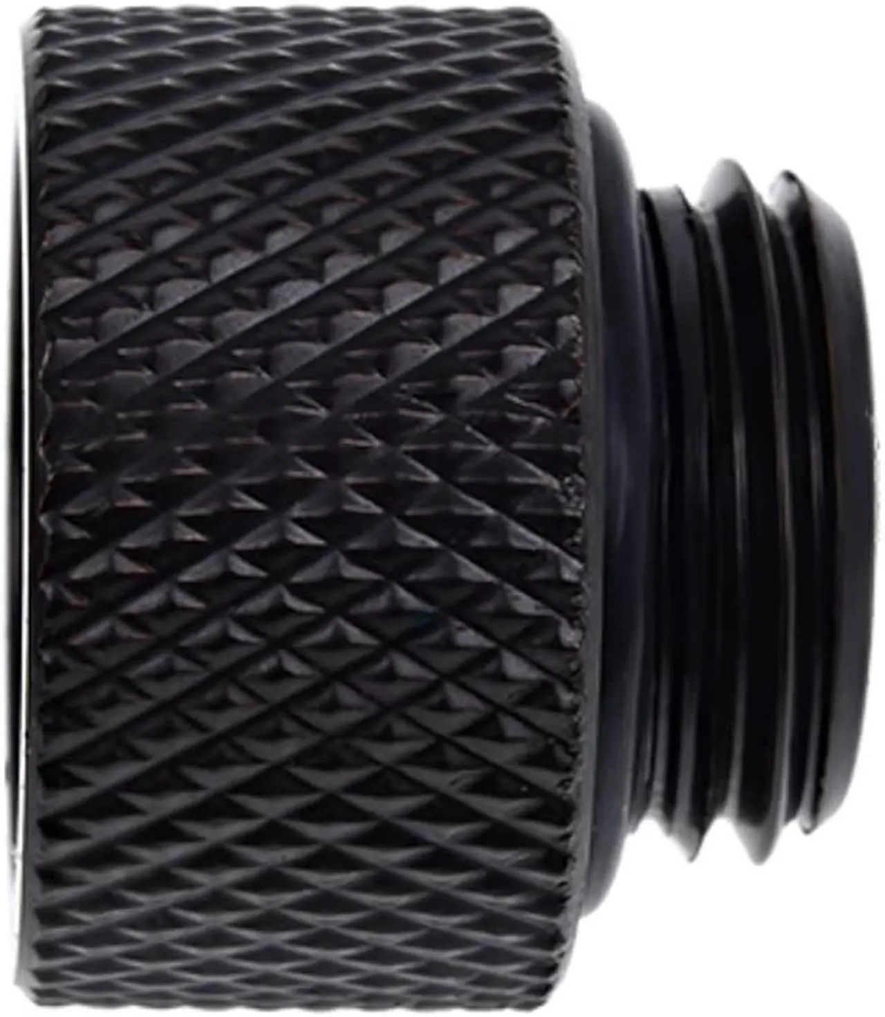 Alt view image 6 of 7 - Alphacool Eiszapfen G1/4" Male to Female 10mm Extender Fitting, Deep Black